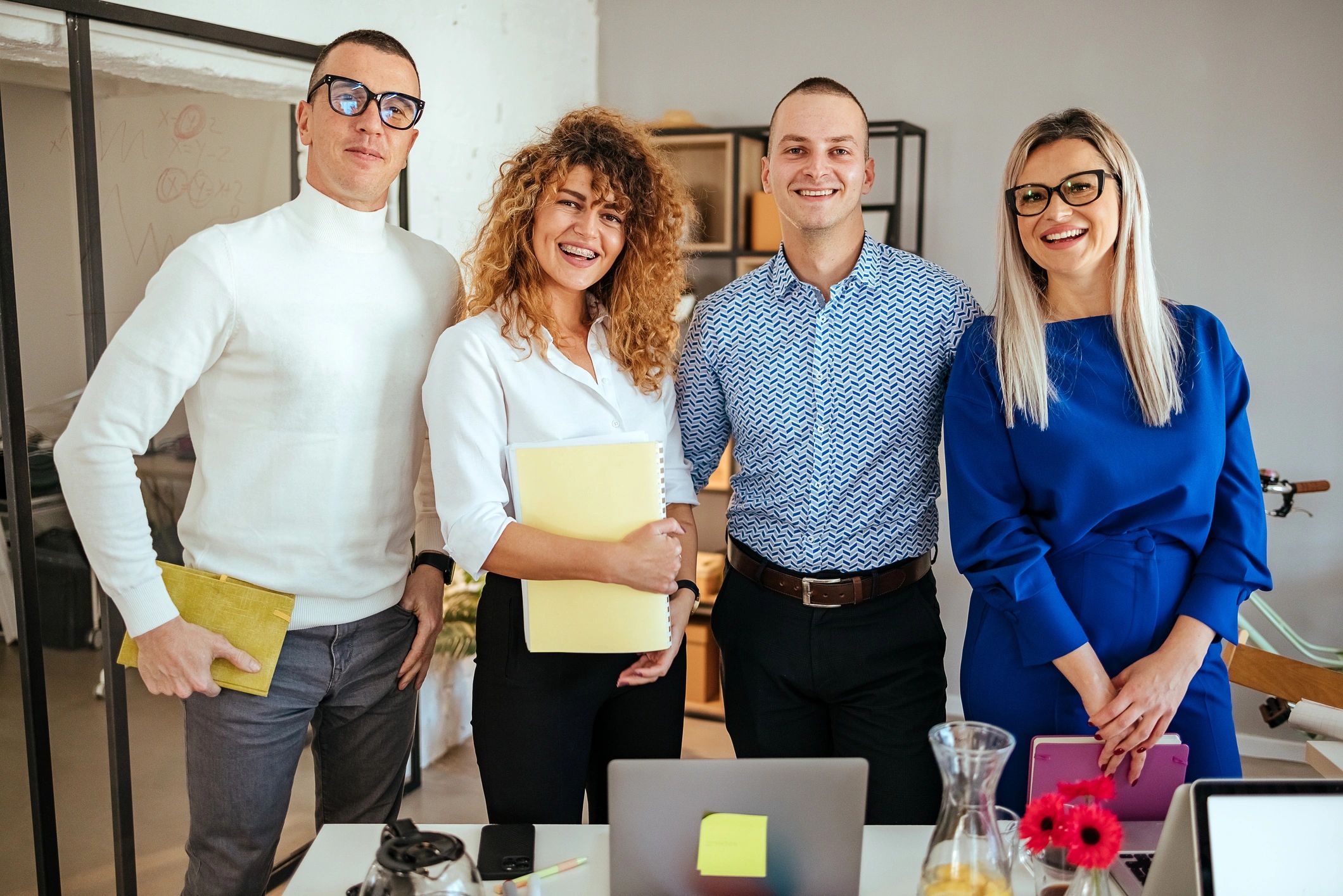 Small business team portrait