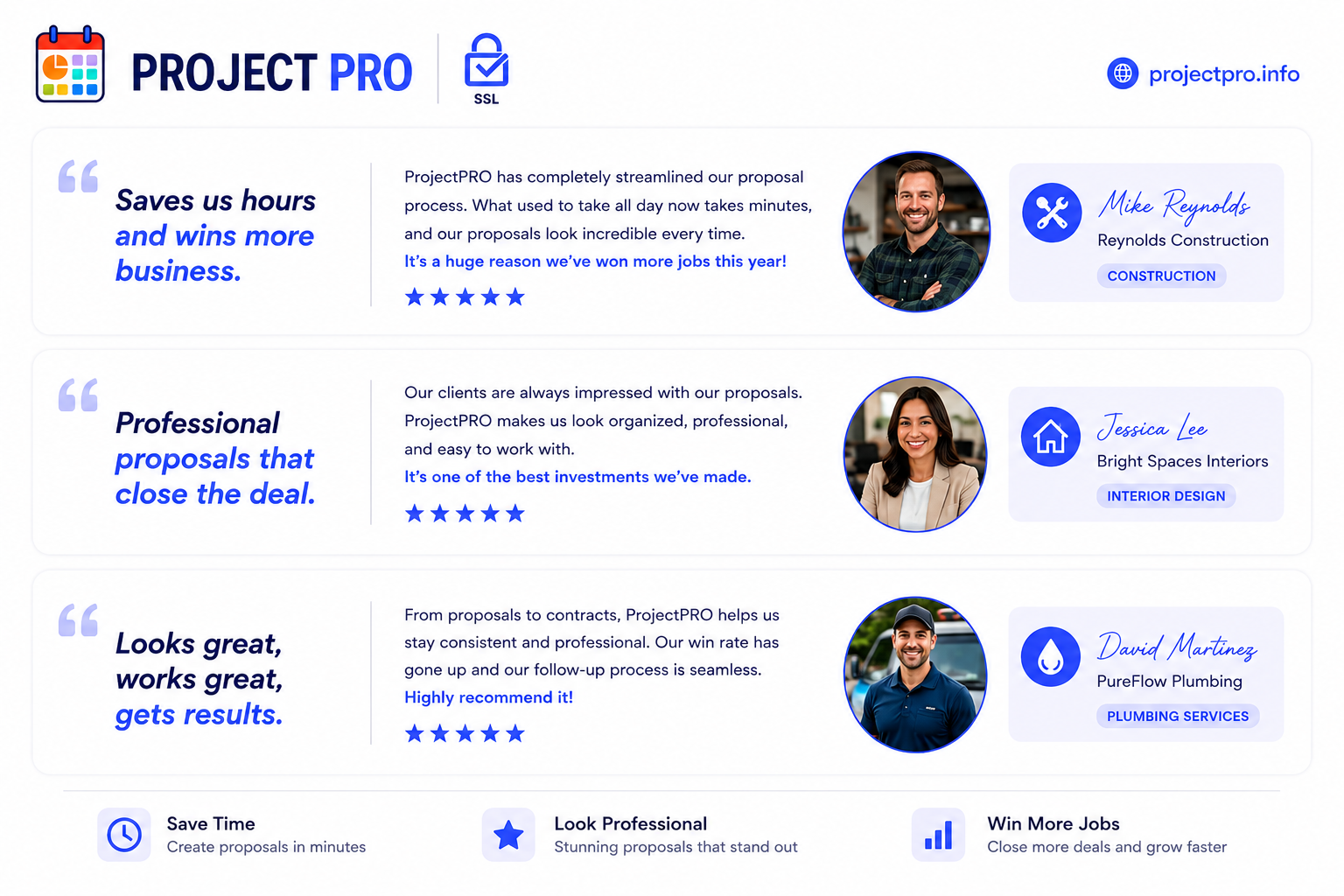 ProjectPRO customer testimonial graphic